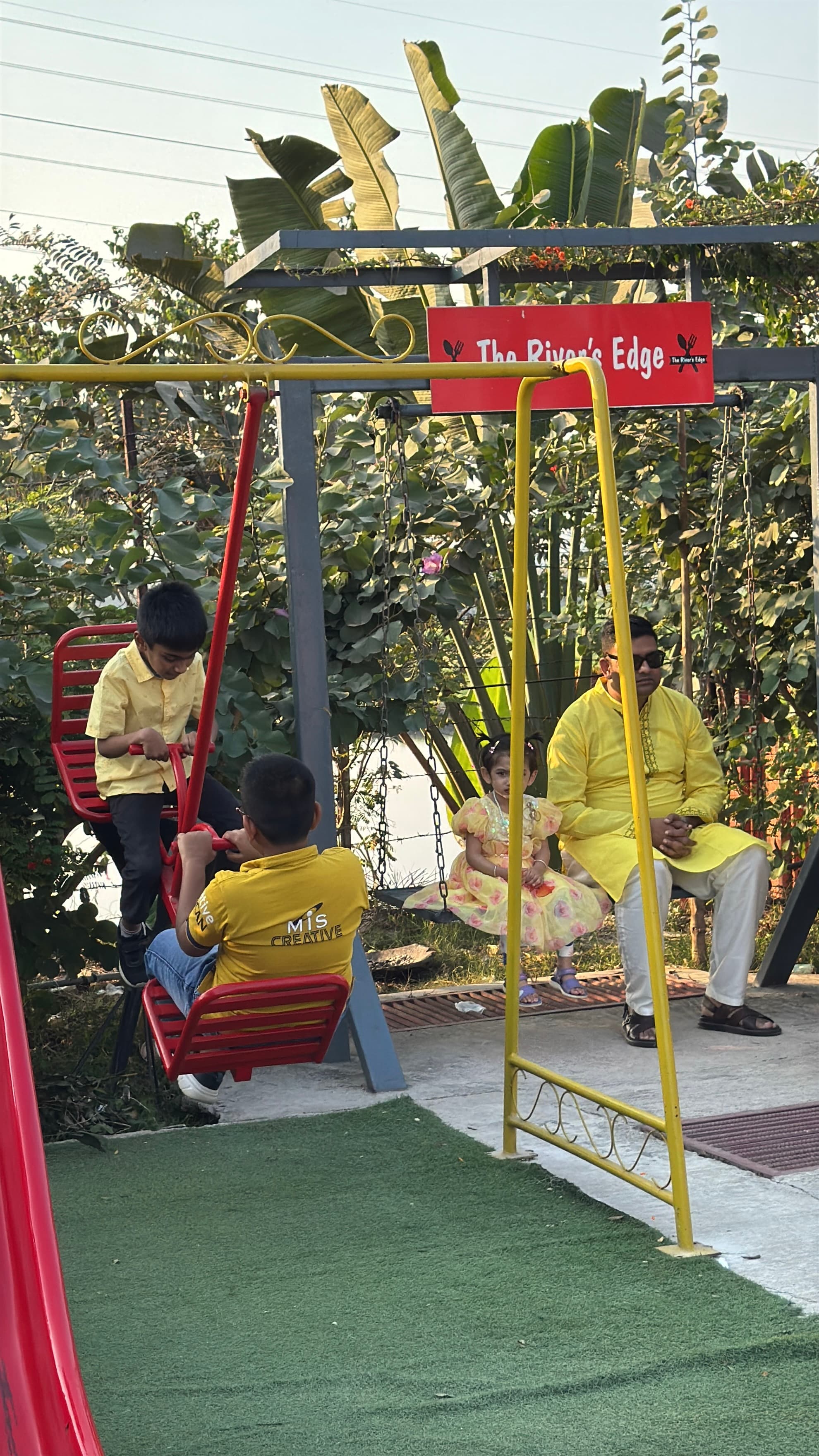 Valentine's Day dinner setup